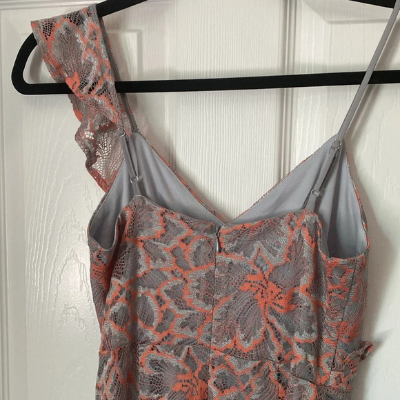 Lulu’s Fleur Allured Grey Lace Midi Dress - Picture 8 of 8